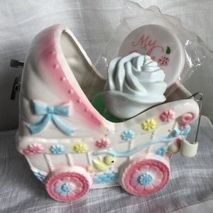 Vintage musical baby crib rattles Japan Nancy Pew